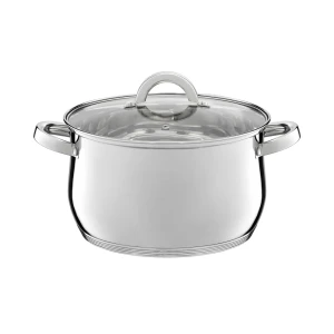 Ambition, cookware set 8 pcs with lid, berry, stainless steel, tempered glass Thumbnail 2