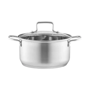 Ambition, pot with glass lid, hugo, 20 cm , 3 l, sodolime steel Thumbnail 1