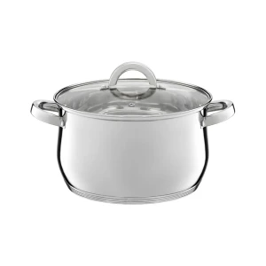 Ambition, pot with glass lid, berry, 24 cm, 8.5 l stainless steel, tempered glass Thumbnail 1