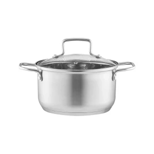 Ambition, pot with glass lid, hugo, 22 cm , 3.5 l, stainless steel, heat-resistant glass Thumbnail 1