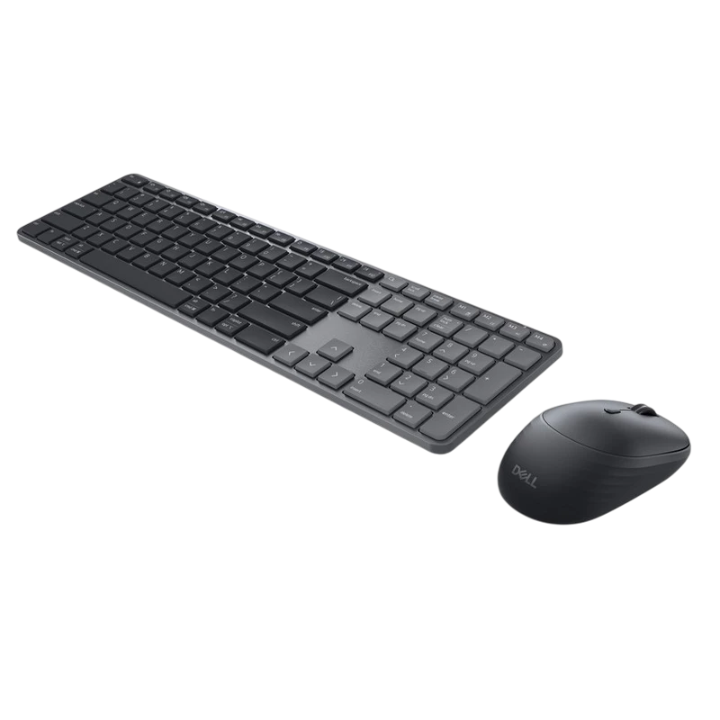 Клавиатура и мышь dell km726, беспроводное, чёрный 2
