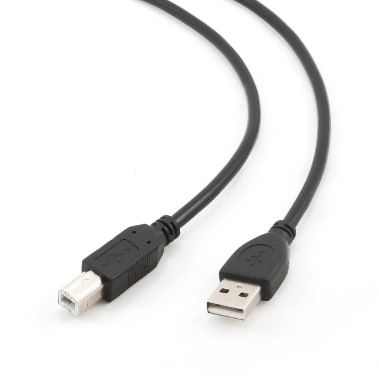 Cablu usb gembird pt. imprimanta, usb 2.0 (t) la usb 2.0 type-b (t), 1.8m, premium, conectori auriti, black, "ccf-usb2-ambm-6" 2