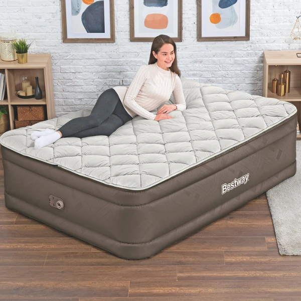 Bestway saltea gonflbilă cu pompa electrică  220 v încorporată,   203x152x51 cm 4