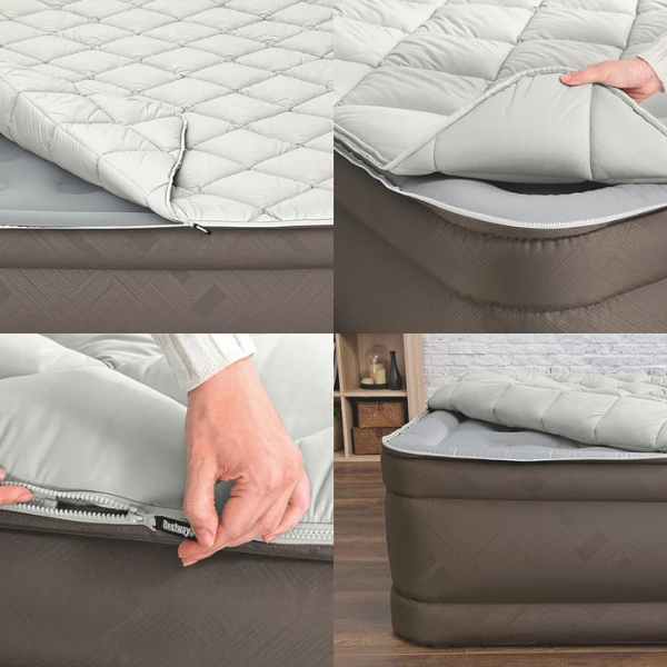 Bestway saltea gonflbilă cu pompa electrică  220 v încorporată,   203x152x51 cm 8