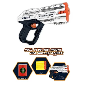 Blaster ravil-a, cu gloanțe moi și ținte Thumbnail 3