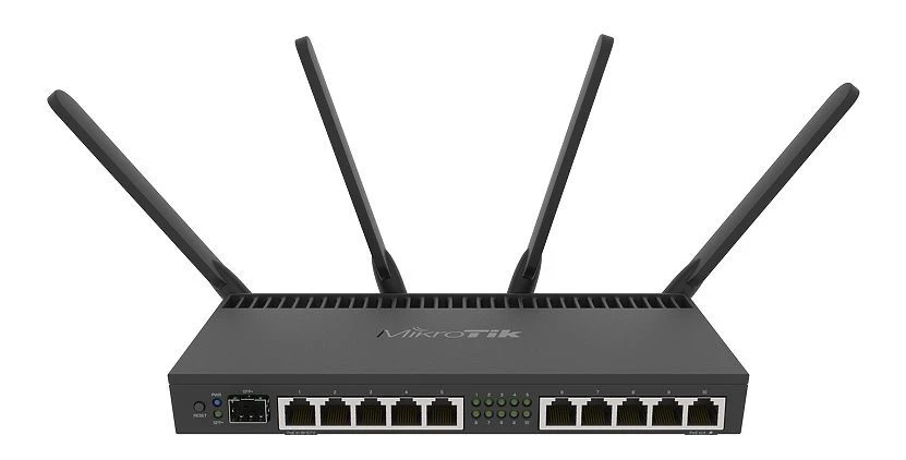Маршрутизатор mikrotik rb4011igs+5hacq2hnd-in, чёрный 8