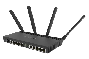 Маршрутизатор mikrotik rb4011igs+5hacq2hnd-in, чёрный Thumbnail 6