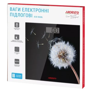 Электронные напольные весы ardesto scb-965bl, чёрный Thumbnail 2