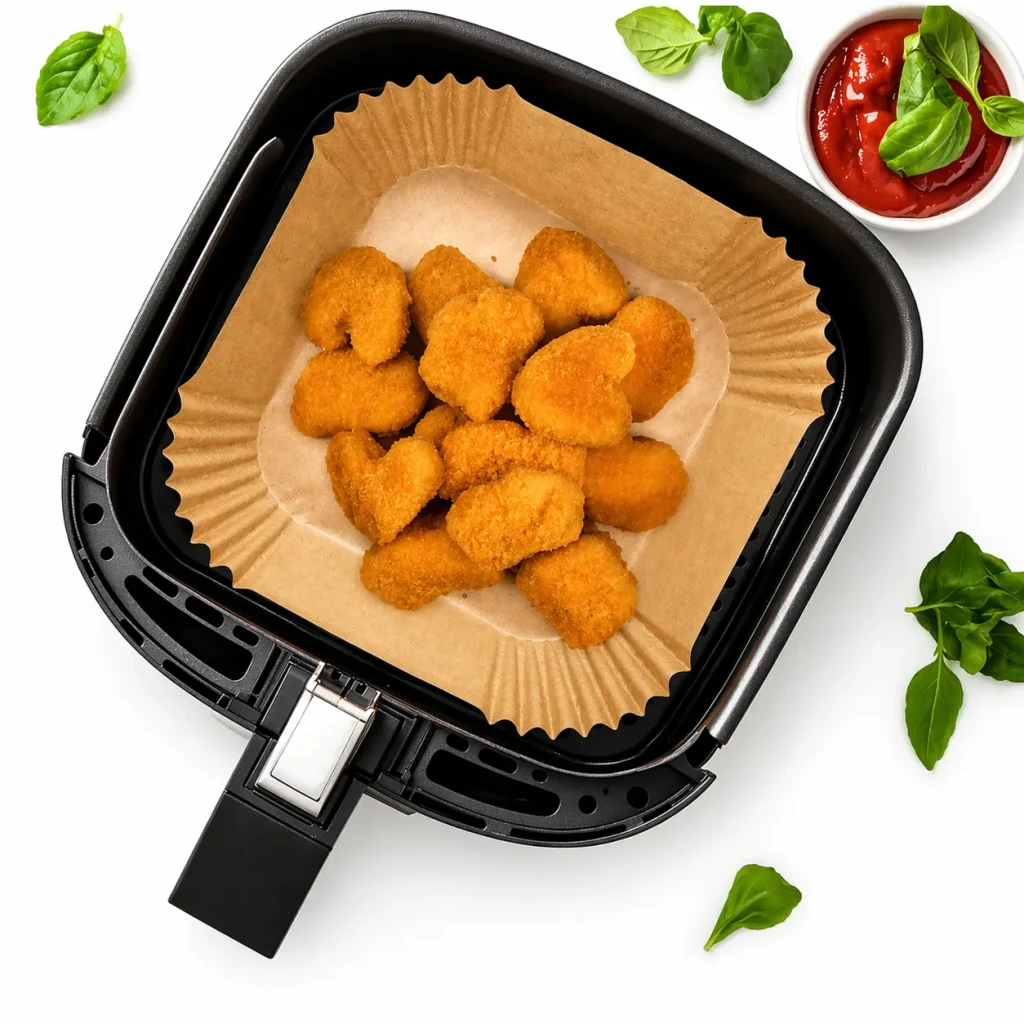 Бумага для выпечки airfryer 20×20 см, 50 шт, антипригарная 4