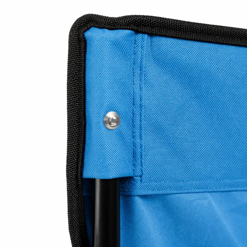 Складной рыбацкий стул at4668, голубой, портативный 4