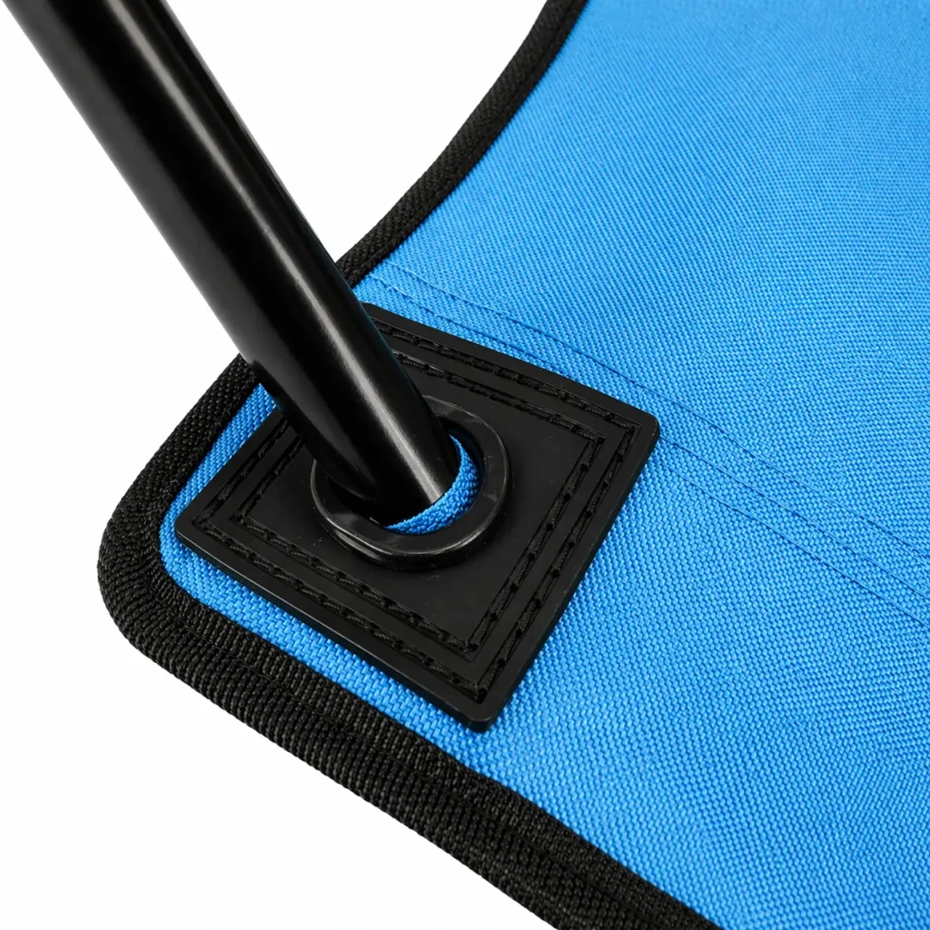 Складной рыбацкий стул at4668, голубой, портативный 5