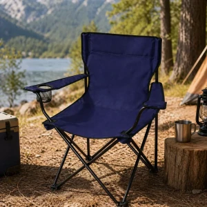 Scaun pliant (pescar), albastru închis (at4668) Thumbnail 1