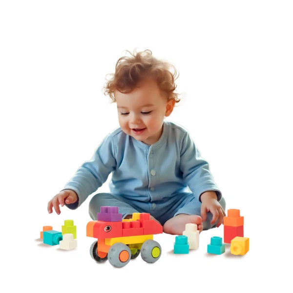 Set de blocuri moi de construcție „little stars”, 30 de piese 6