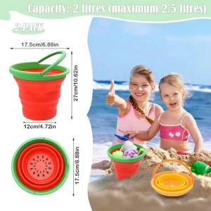 Găleată pliabilă pentru plajă, 3 modele Thumbnail 12