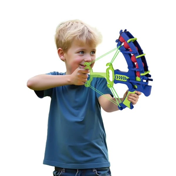 Set de joacă „arbaletă” cu bile din spumă și ținte 6