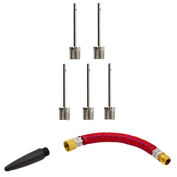 Ace pentru umflarea mingilor adrenix, 7 buc + adaptor 2