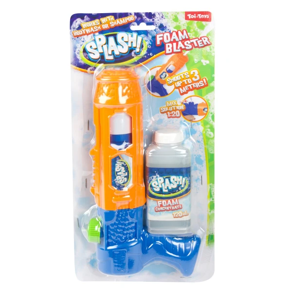 Pistol cu spumă „splash”, 24 cm + 120 ml de spumă, 2 modele 5