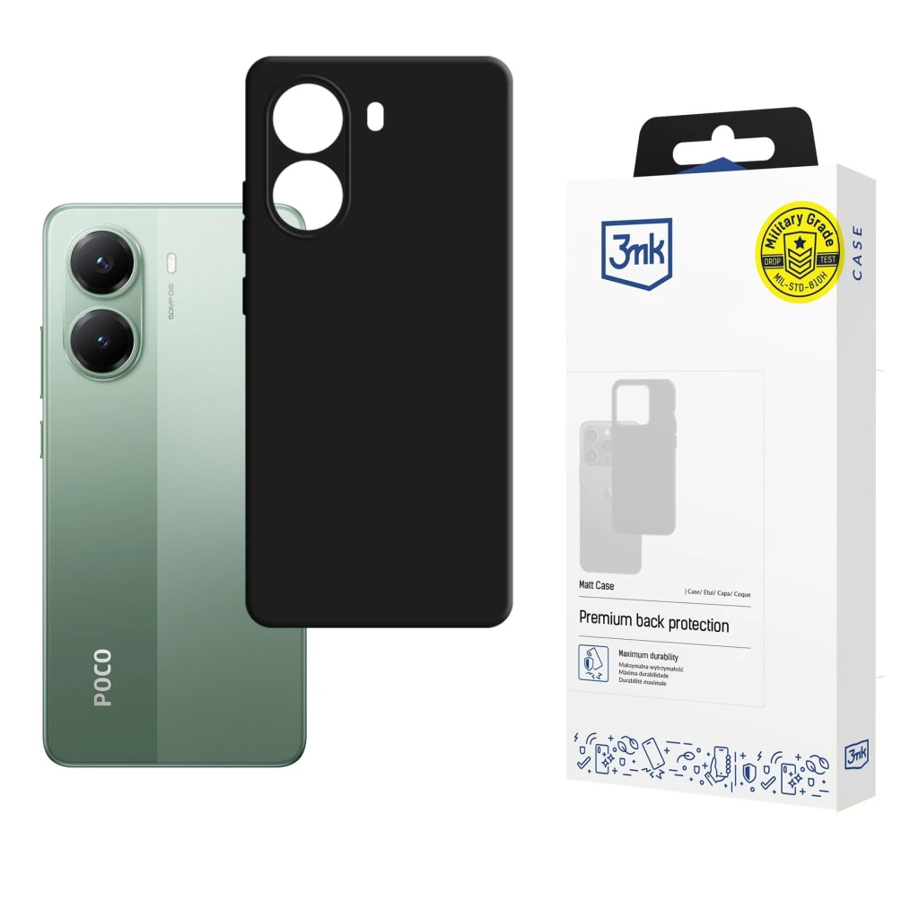 Matt case 3mk p/u poco x7 pro black 2
