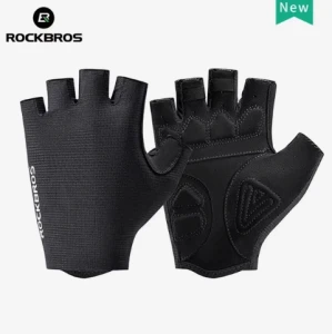 Manusi de ciclism rockbros, anti-alunecare mtb, marime s, negru - 16220044