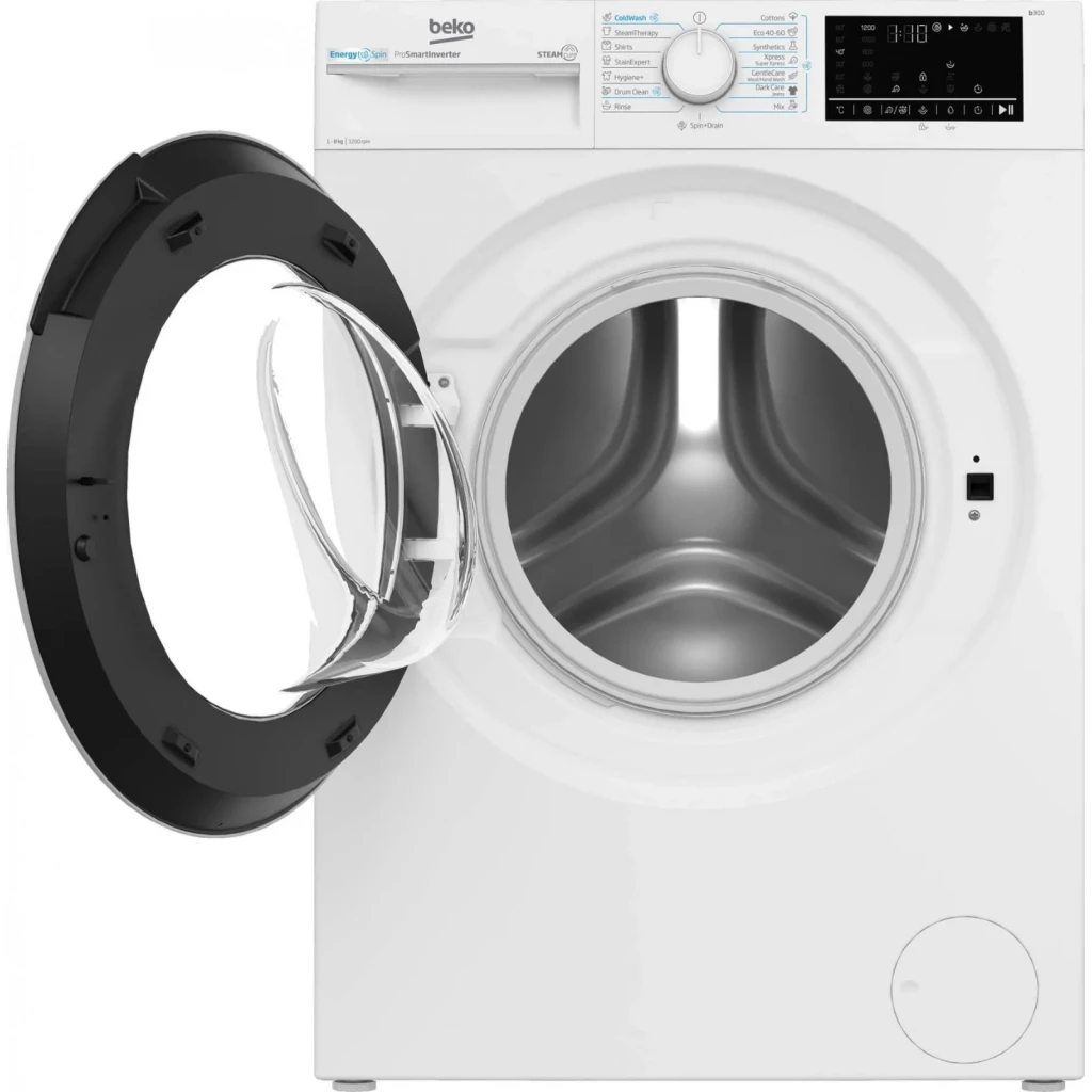 Mașină de spălat (8 kg) beko b3wfu48215wwes 2