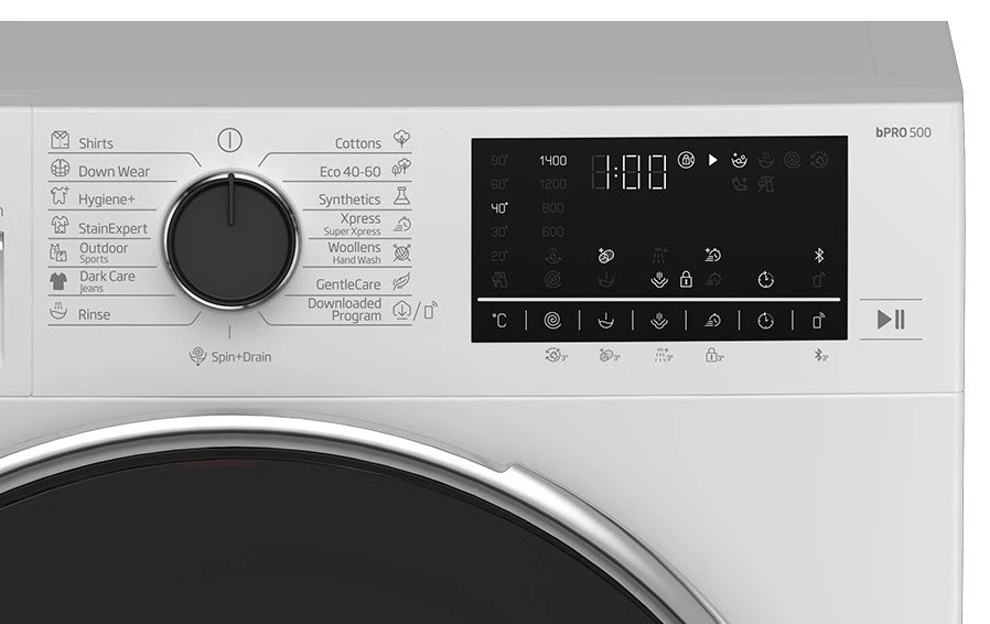 Mașină de spălat (9 kg) beko b5wfu79418wb 3