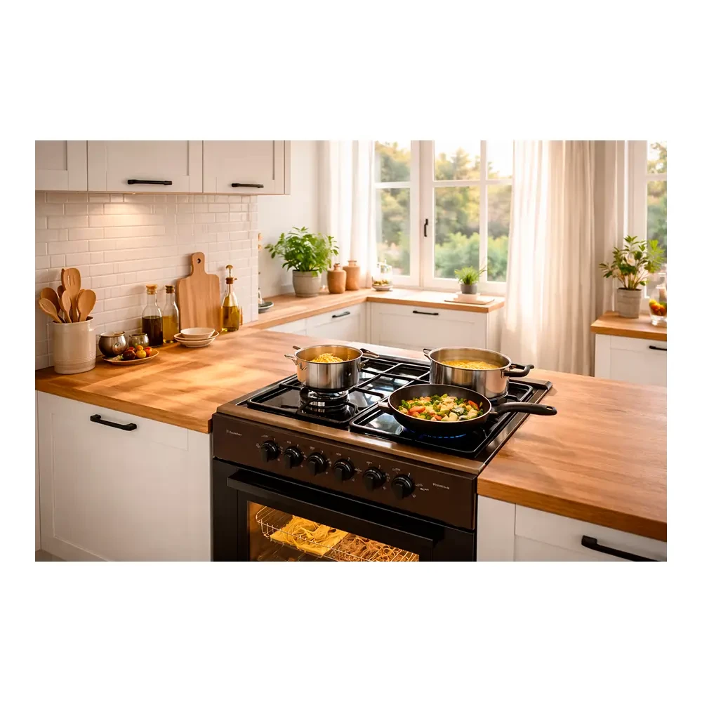 Plită cu cuptor electric (50cm) eurolux te5540ibw 5