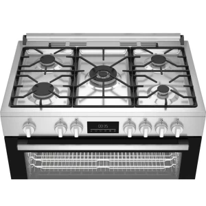 Плита с эл. духовкой (60см) beko bgm11226ex Thumbnail 5