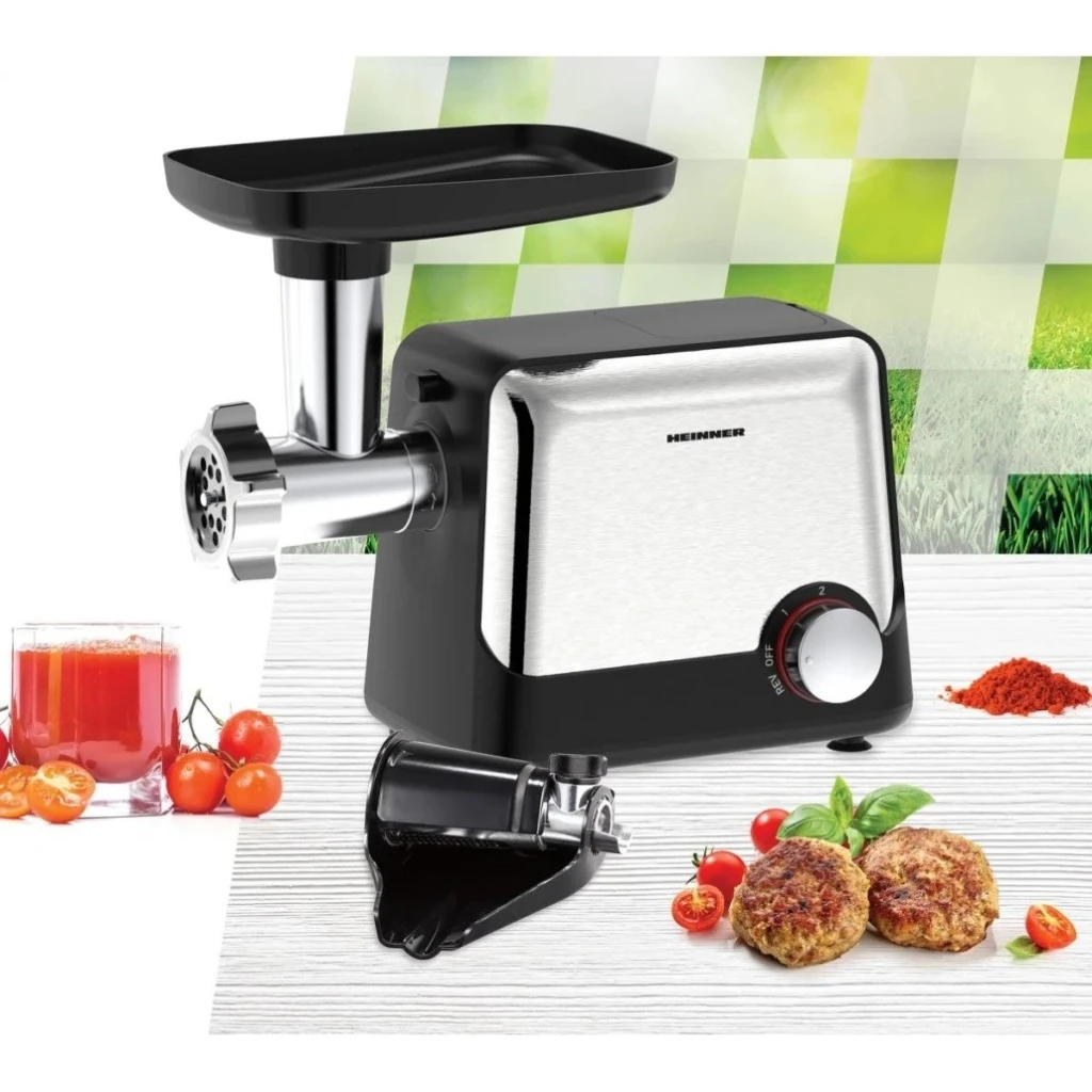 Mașină de tocat carne heinner hmg-2100bks3 3