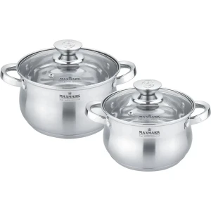 Set de oale (2 buc + 2 capace) maxmark mk-bl2704l