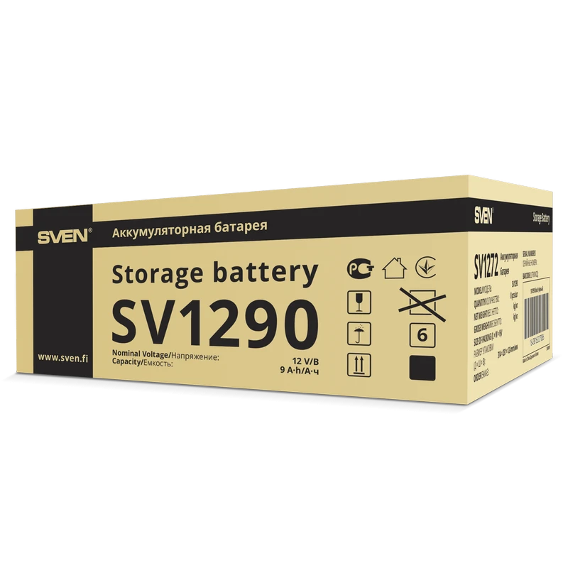 Acumulator ups sven sv1290, 12v, 9а•h 6