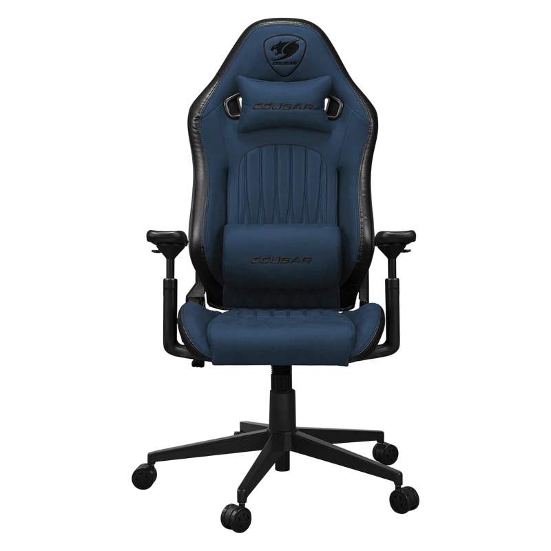 Игровое кресло cougar explore, пвх кожа, navy blue f 7