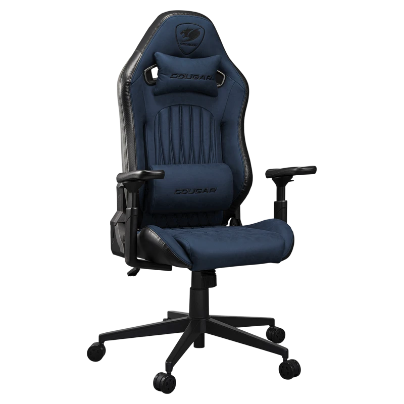 Игровое кресло cougar explore, пвх кожа, navy blue f 7