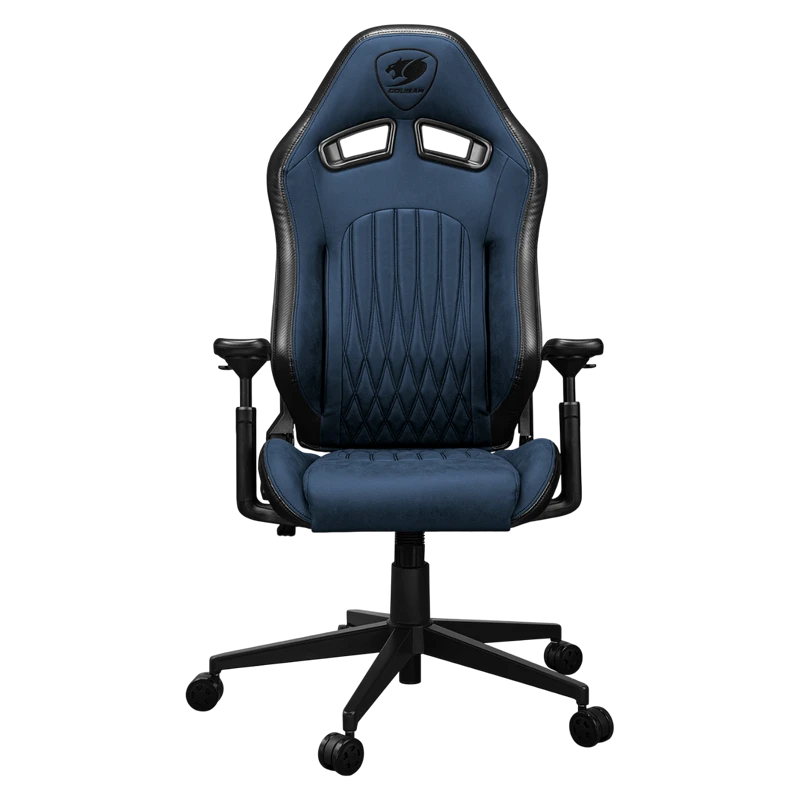 Игровое кресло cougar explore, пвх кожа, navy blue f 9