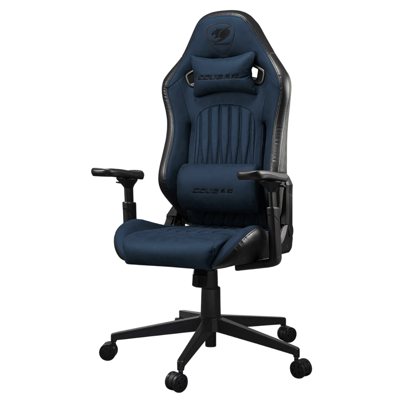 Игровое кресло cougar explore, пвх кожа, navy blue f 2