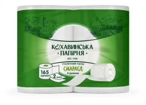 Кохавинська папірня hirtie igienica 32 role 2 pliuri smaragd  165 foi 18,98 m