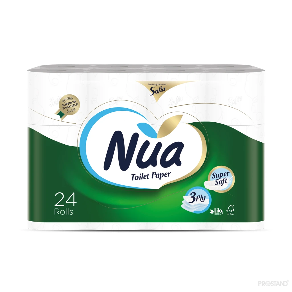 Nua  hirtie igienica 24 role 3 pliuri 18.2m 2