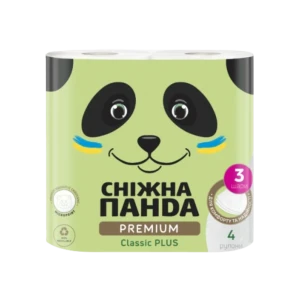 Panda туалетная бумага premium classic plus 3 слоя 4 рулона 150 лист  18.75м Thumbnail 2