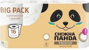 Panda туалетная бумага premium aroma plus 3 слоя 16 рулона 142 лист 17,75м   1/3 Thumbnail 1