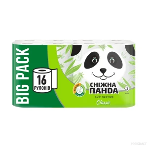 Panda туал бумага classic 2 сл. 16 рул.ов  20.8m