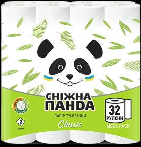 Panda hirtie igienica classic 2str. 32 role 142foi  17.75m