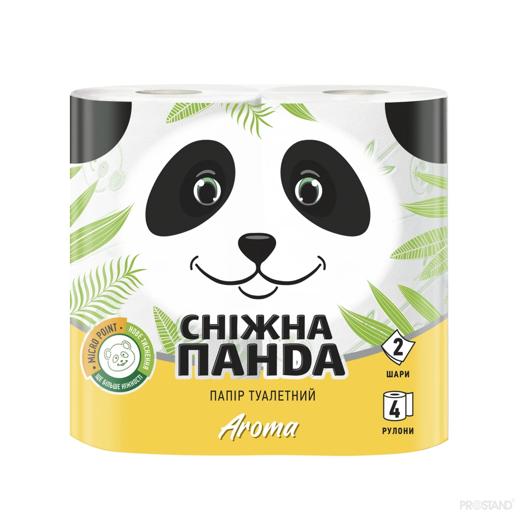 Panda hirtie igienica aroma  2str. 4 role 150foi  18.75m 2