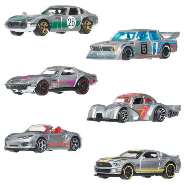 Set hot wheels silver series 2025 «zamac» 1:64, în as. 2