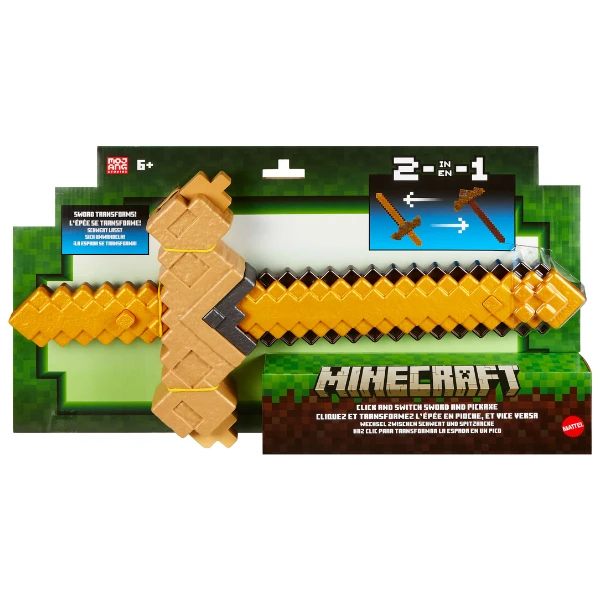 Minecraft "jucărie 2 în 1 sabie și târnăcop" 3