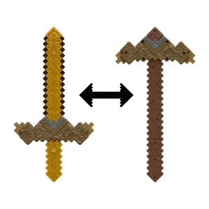 Minecraft "jucărie 2 în 1 sabie și târnăcop" Thumbnail 4