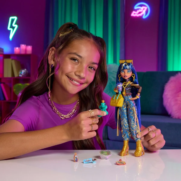 Set de joacă monster high "cleo de nile", cu accesorii 8