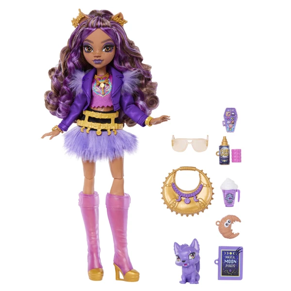 Set de joacă monster high "clawdeen wolf", cu accesorii 5