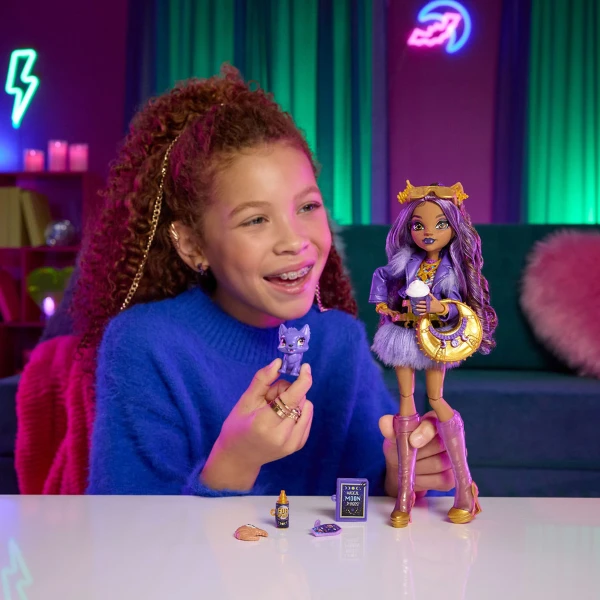 Set de joacă monster high "clawdeen wolf", cu accesorii 7