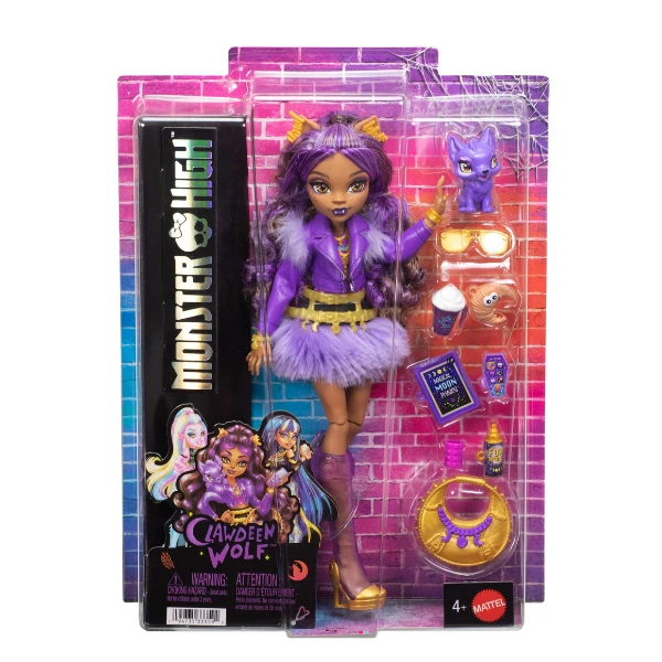 Set de joacă monster high "clawdeen wolf", cu accesorii 3