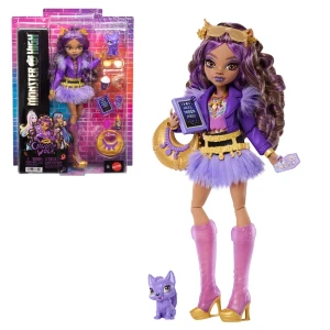 Set de joacă monster high "clawdeen wolf", cu accesorii