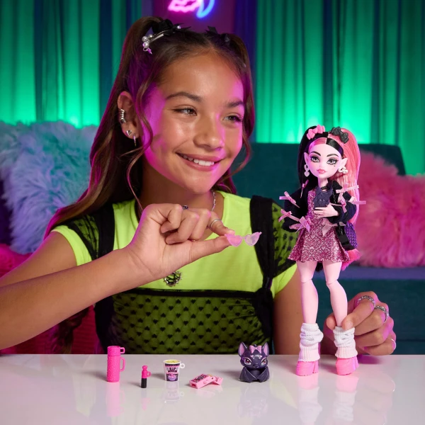 Set de joacă monster high "draculaura", cu accesorii 7